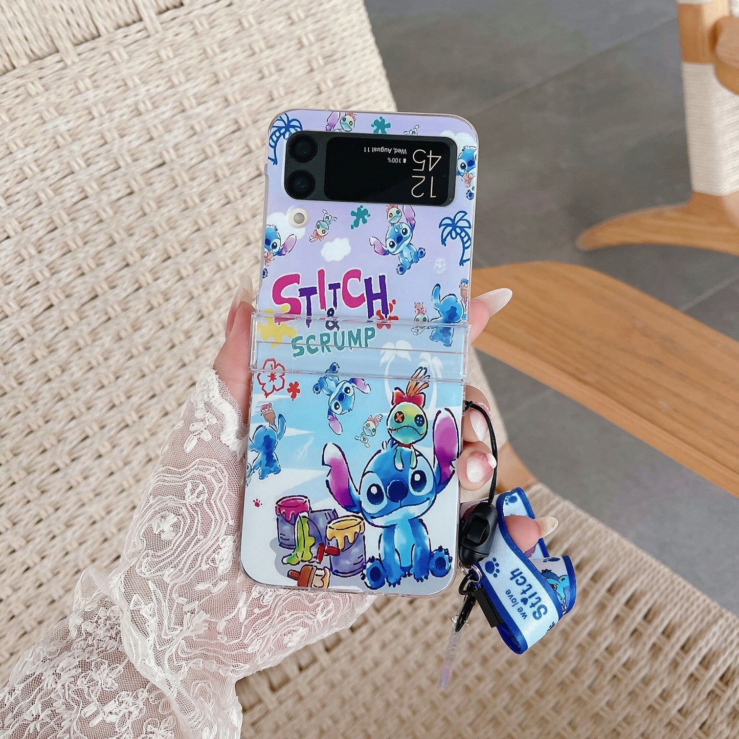 Cute Cartoon  Phone Case For Galaxy Z Flip