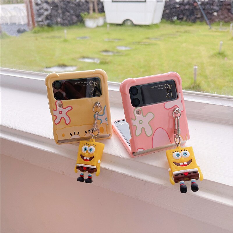 Cute spongebob Case For Samsung Galaxy Z Flip