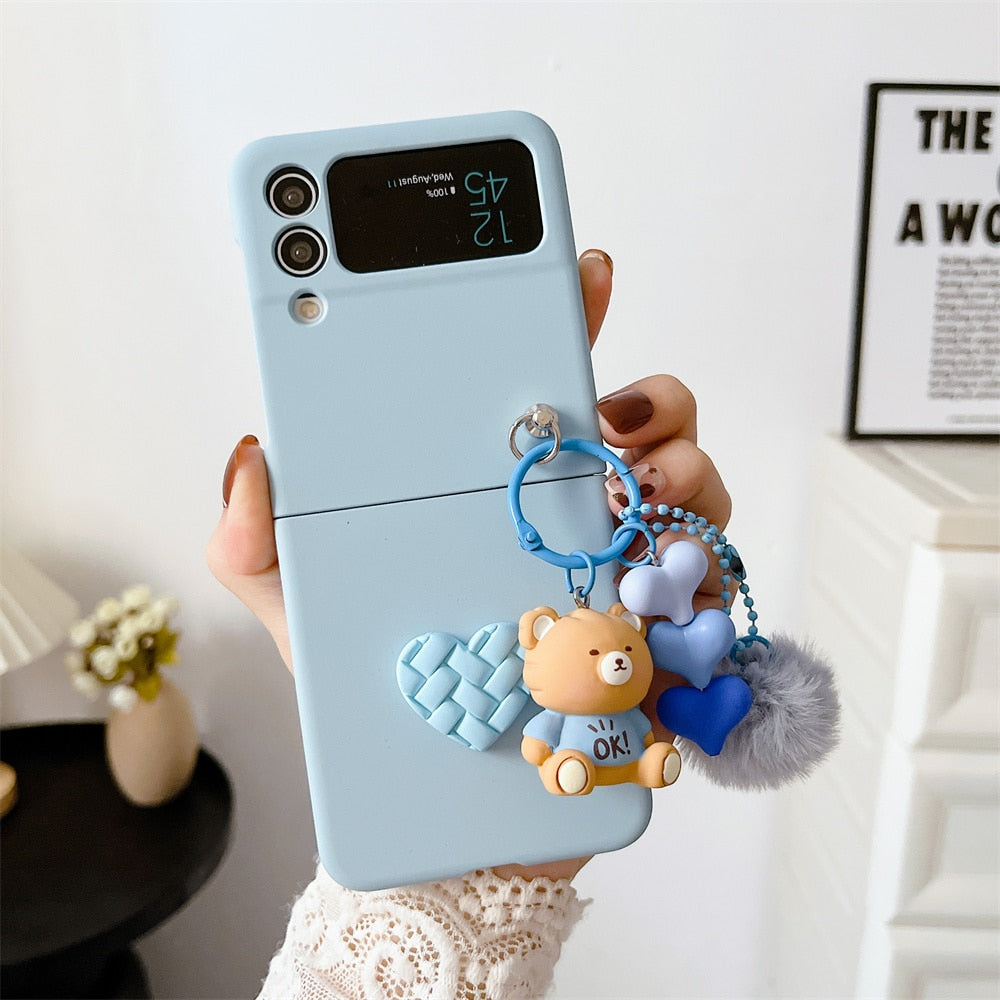 Cute Doll Case For Galaxy Z Flip