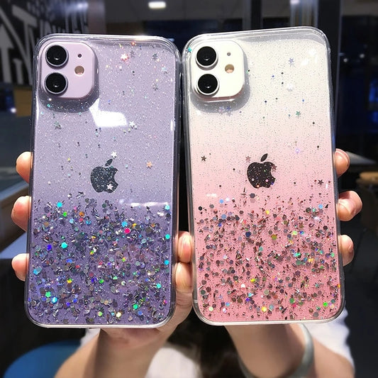 cute Glitter Phone Case For iPhone