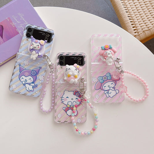 Hello Kitty kuromi Case For Samsung Galaxy Z Flip